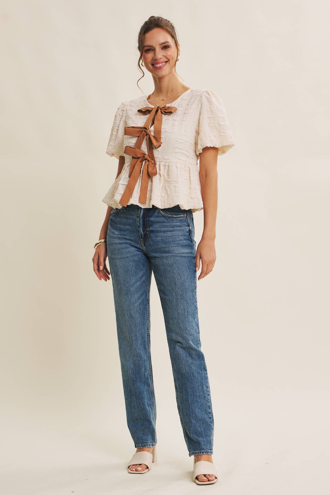 Bubble Babydoll Blouse