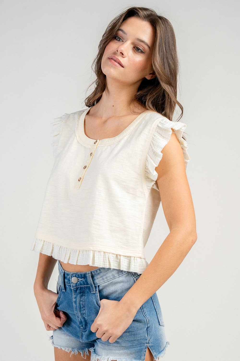 Basic Ruffle Top