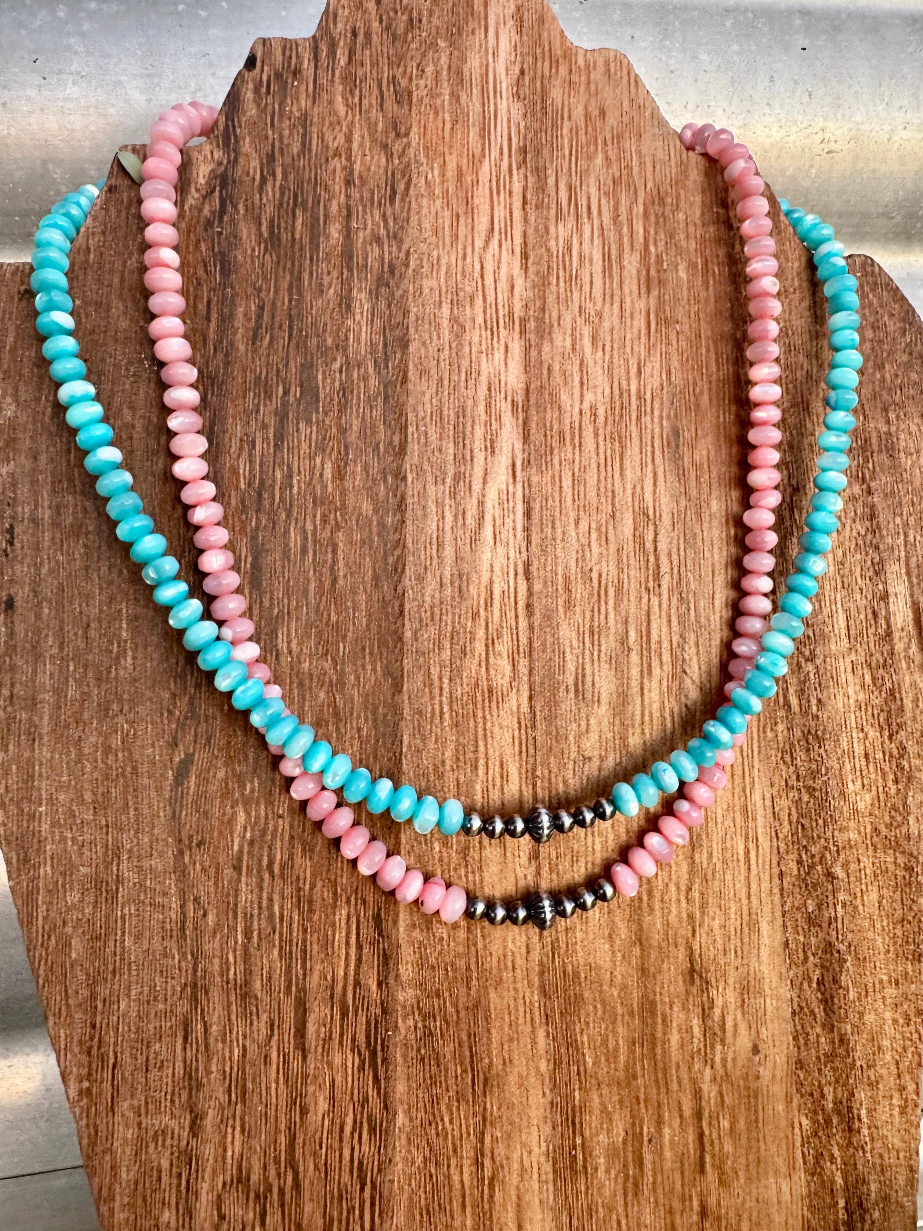 Mother of Pearl Necklace Navajo Pearl
