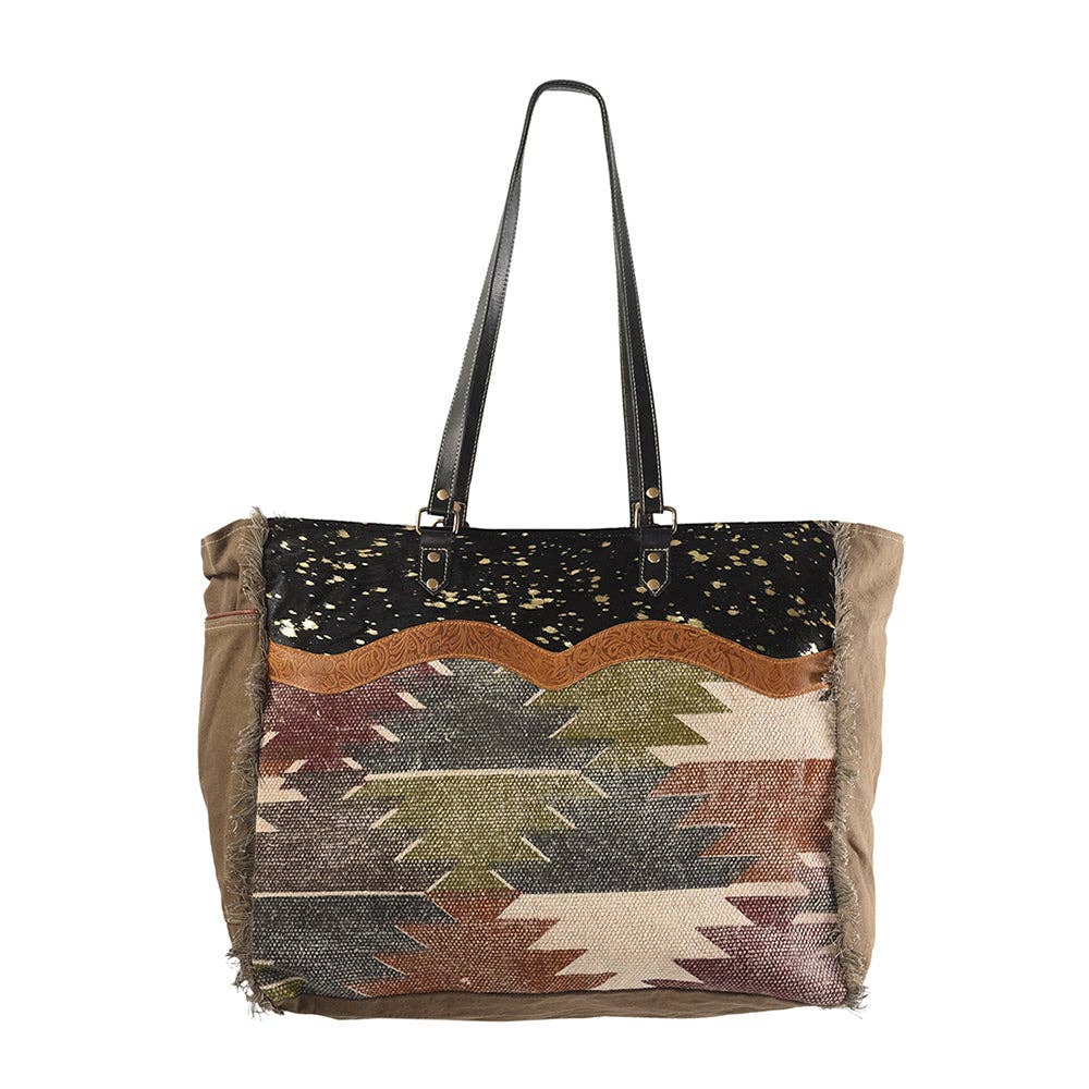 Weekender Upcycled Canvas Ladies Bag