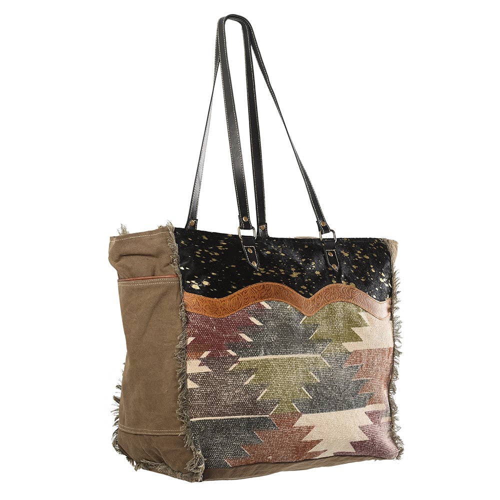 Weekender Upcycled Canvas Ladies Bag
