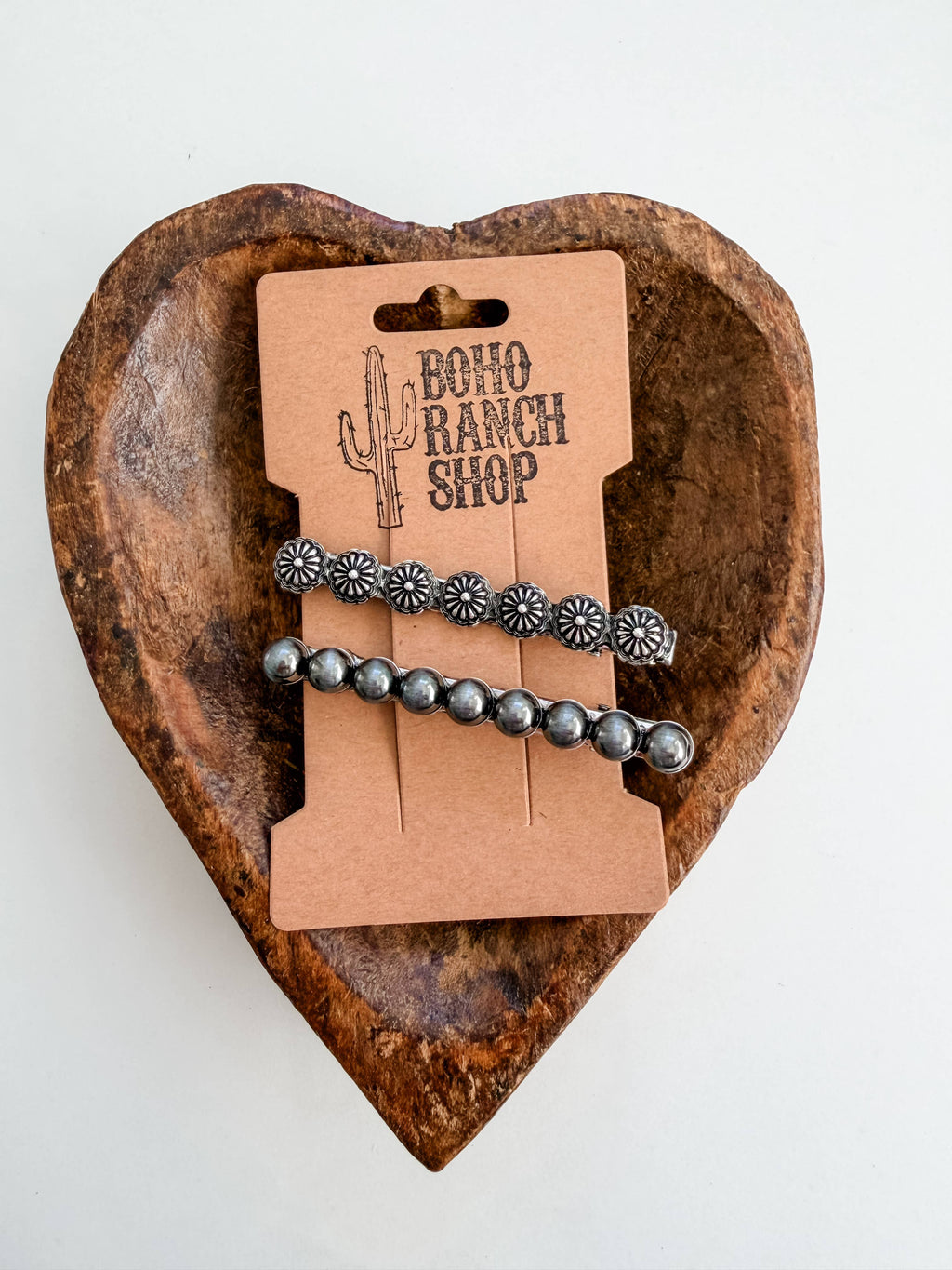 Western Hair Bobby Pin Set - Concho Barrette Pins 