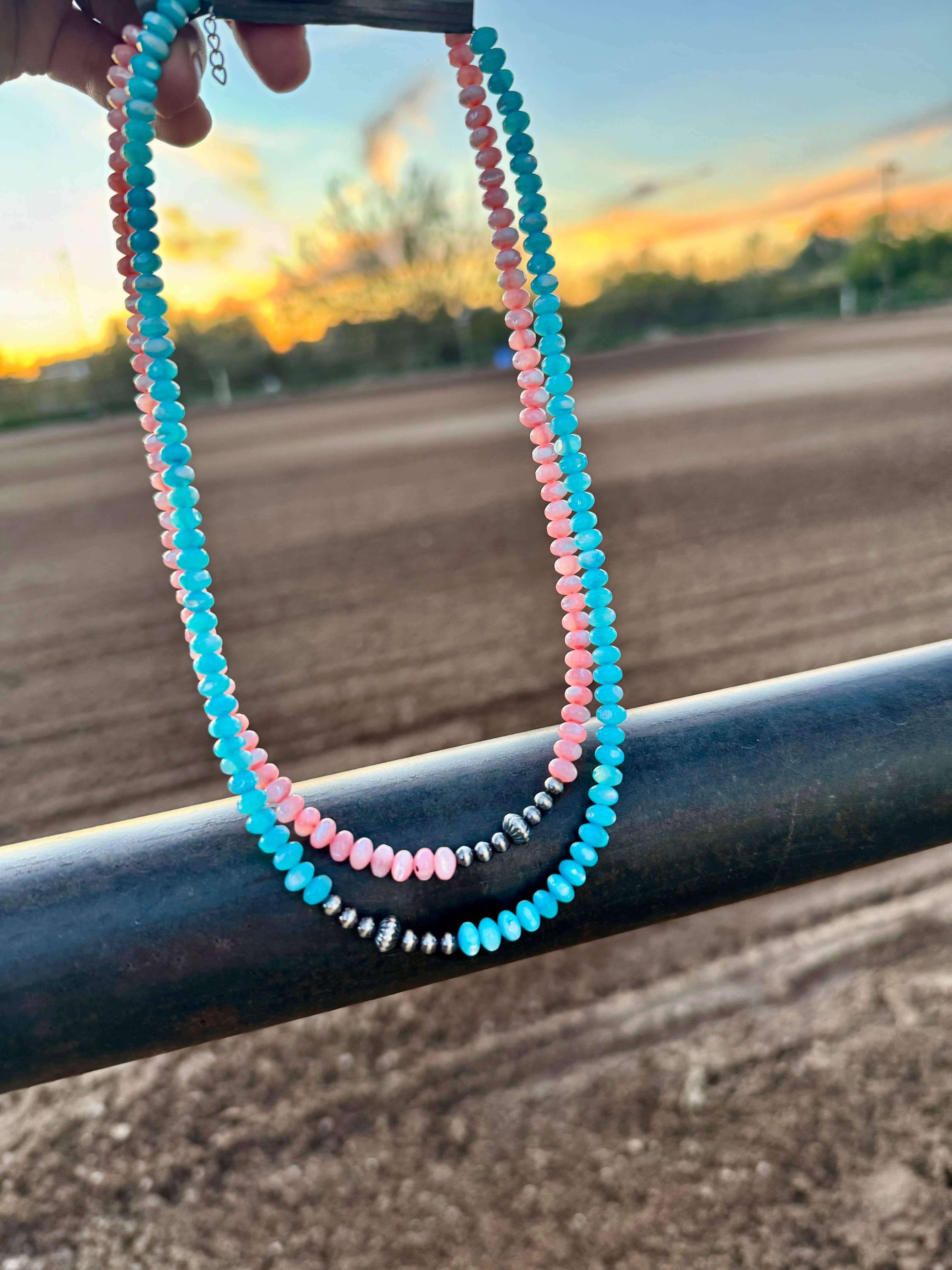 Mother of Pearl Necklace Navajo Pearl