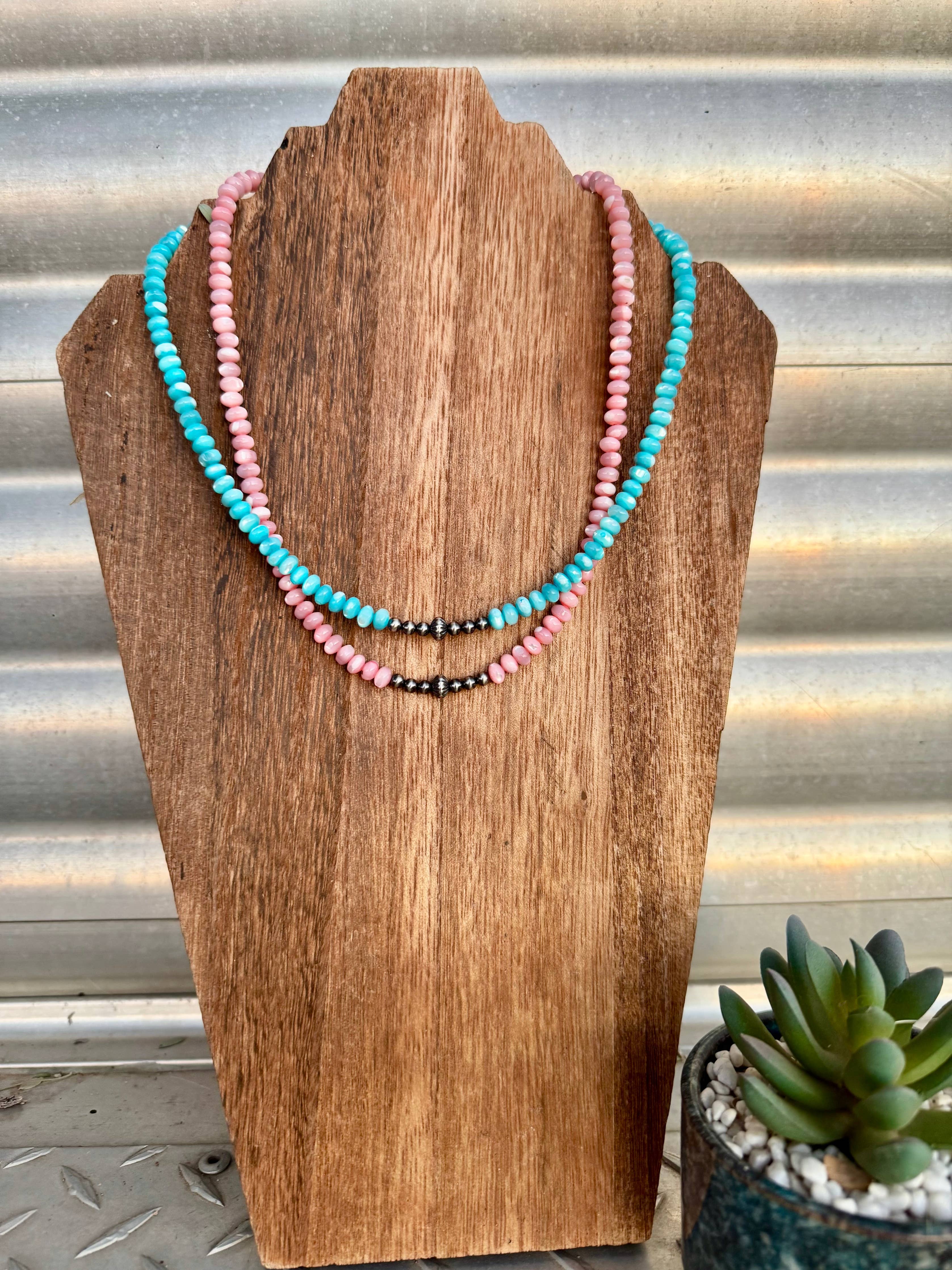 Mother of Pearl Necklace Navajo Pearl