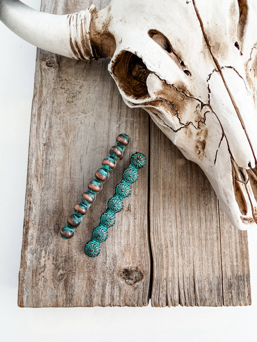 Western Hair Bobby Pin Set - Concho Barrette Pins 