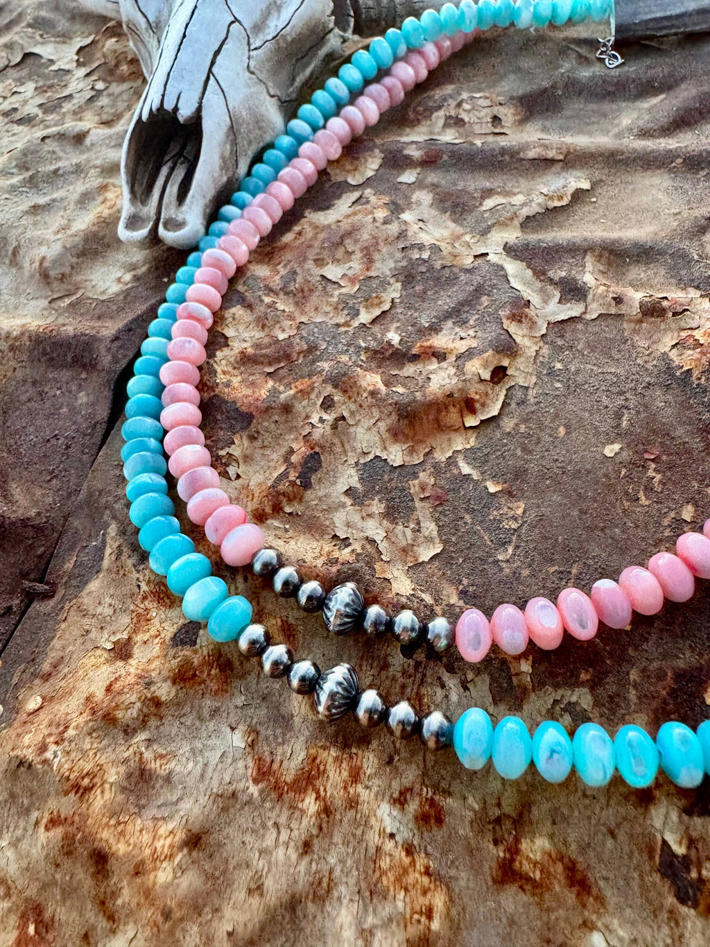Mother of Pearl Necklace Navajo Pearl