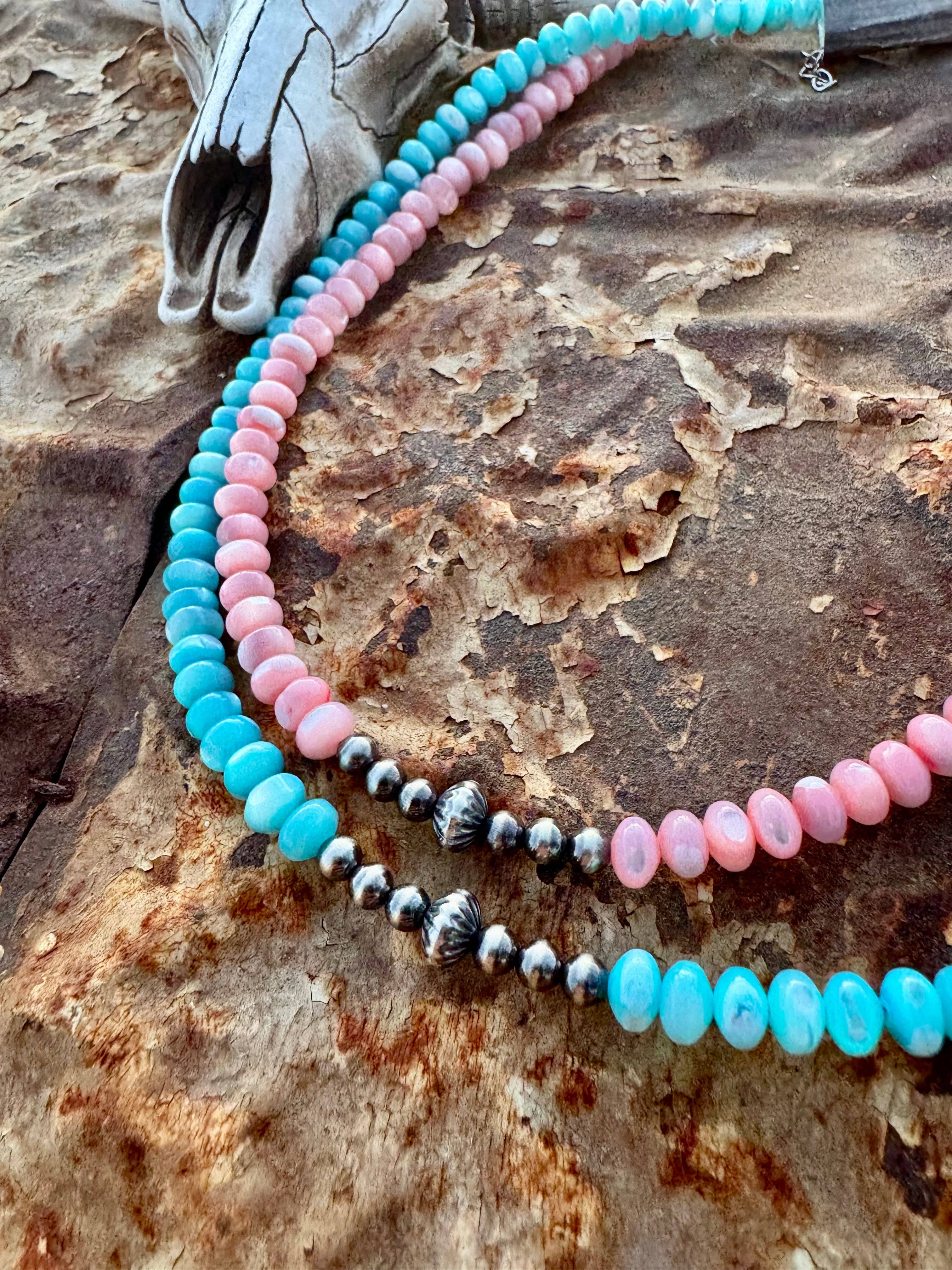Mother of Pearl Necklace Navajo Pearl