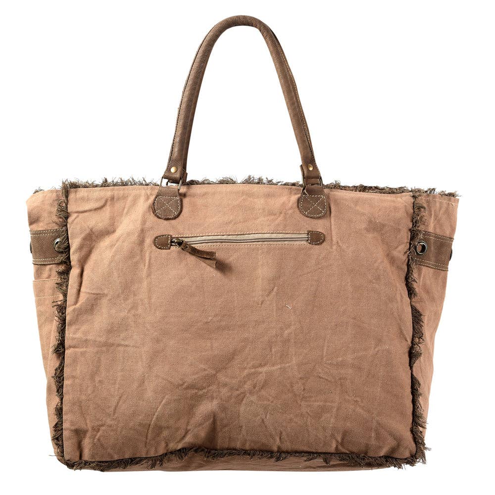Weekender Upcycled Canvas Ladies Bag