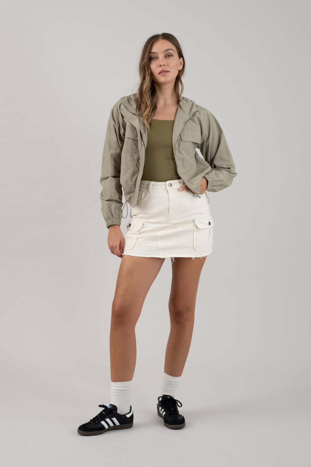 Zip Up Windbreaker