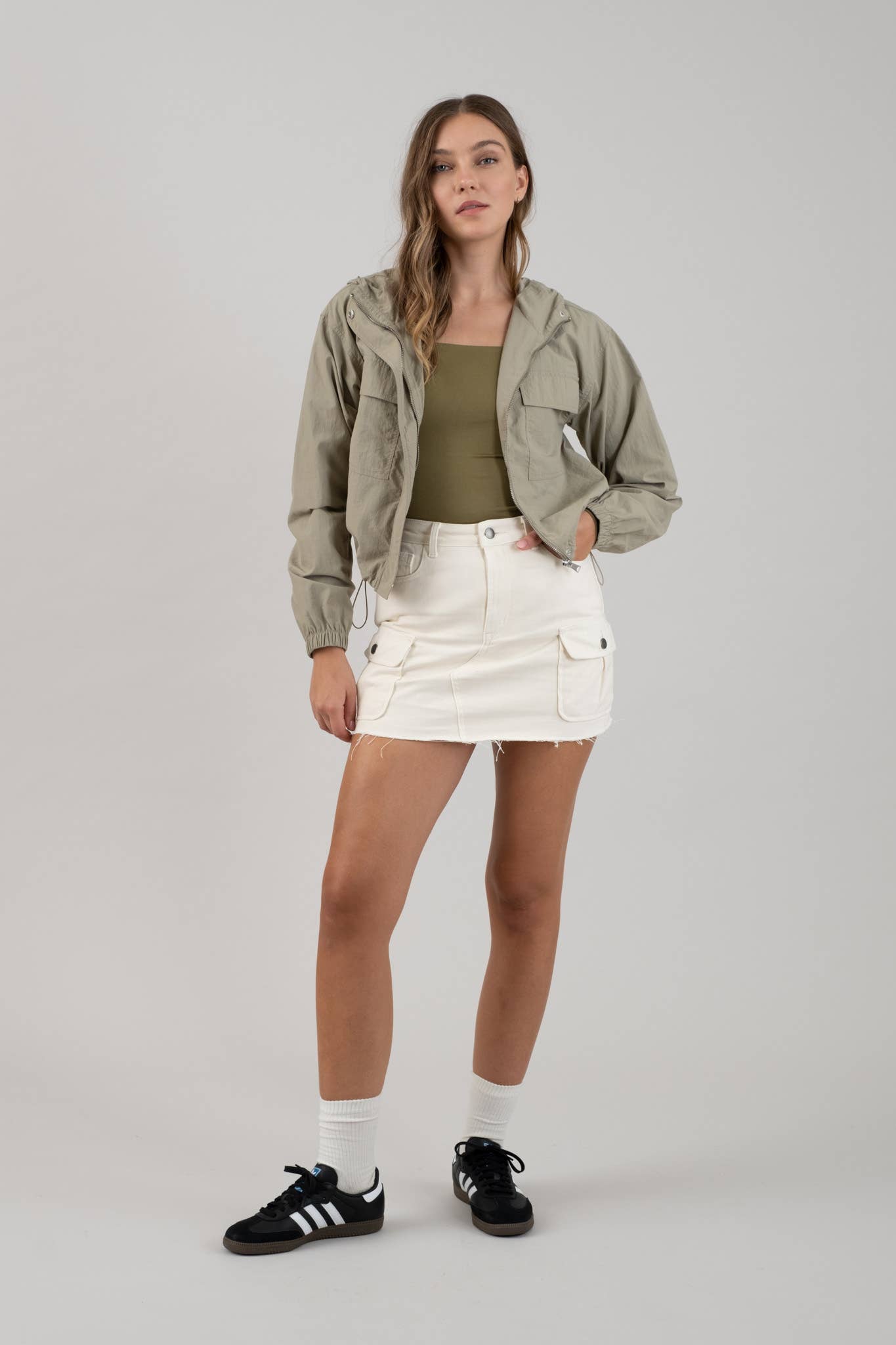 Zip Up Windbreaker