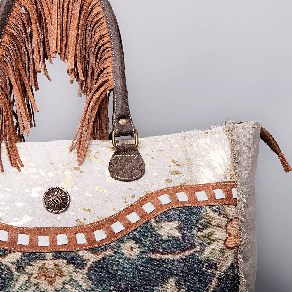 Weekender Upcycled Canvas Ladies Bag