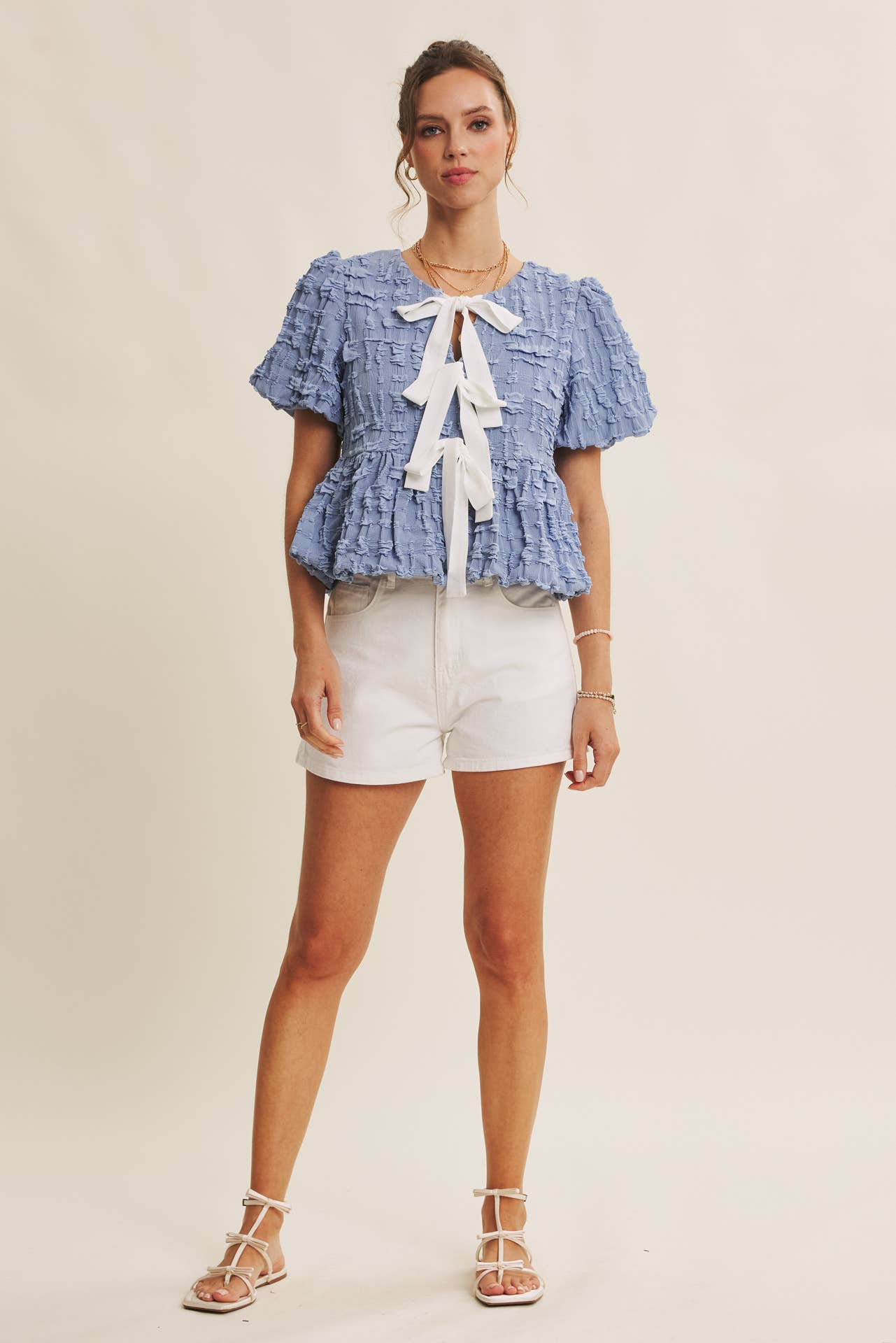 Bubble Babydoll Blouse