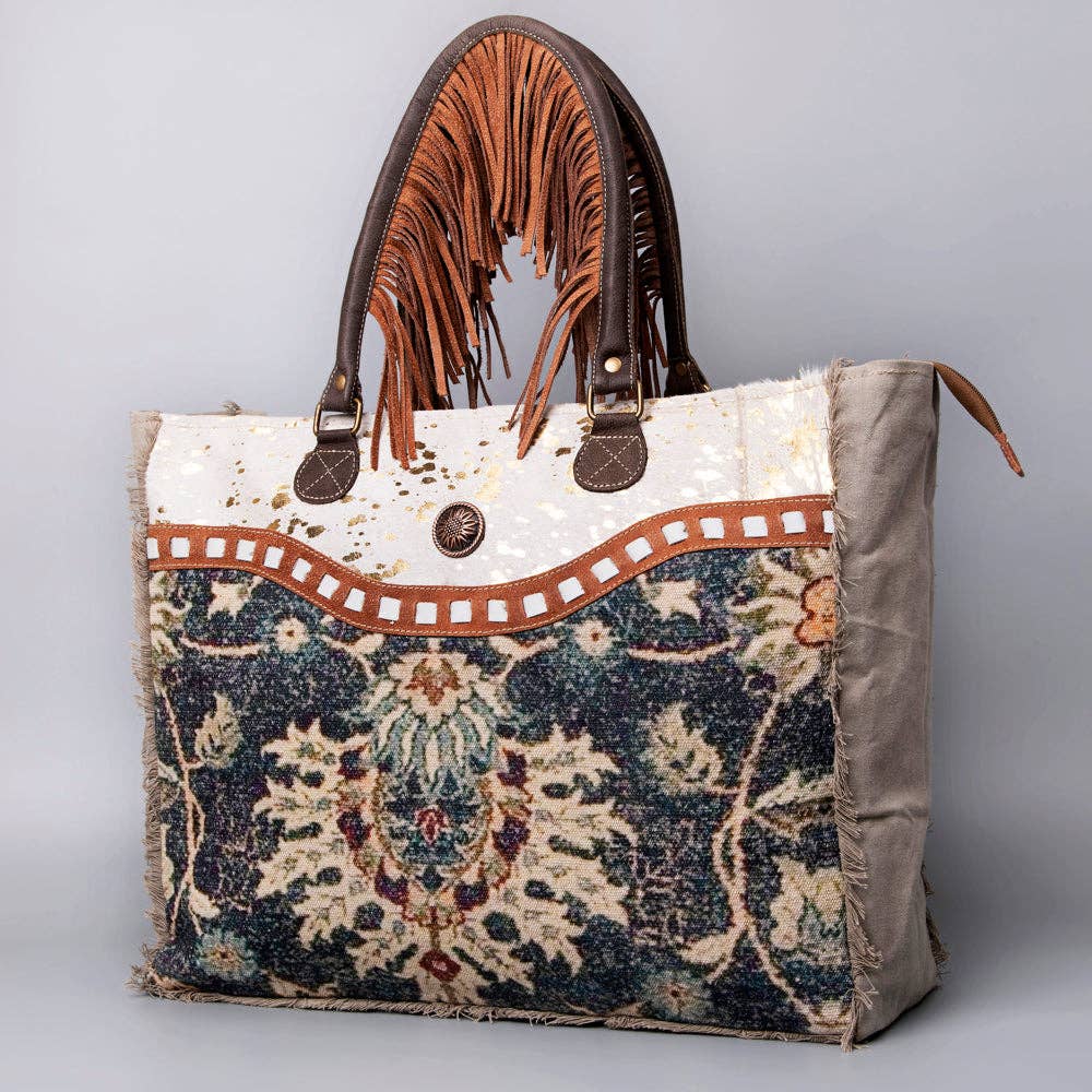 Weekender Upcycled Canvas Ladies Bag