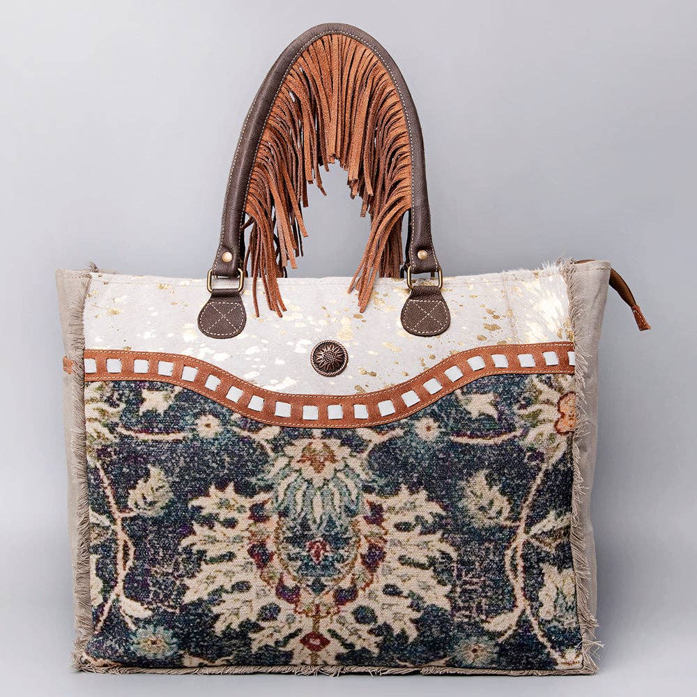 Weekender Upcycled Canvas Ladies Bag