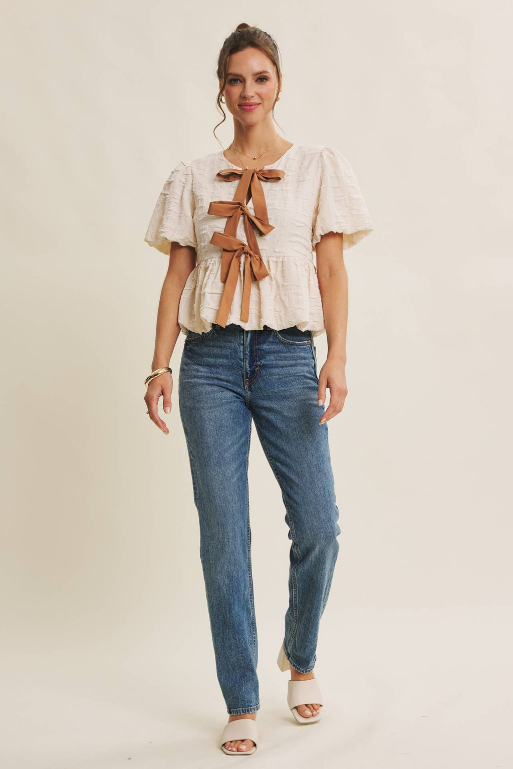Bubble Babydoll Blouse