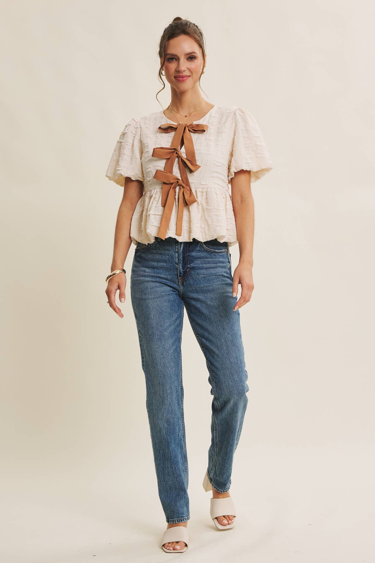 Bubble Babydoll Blouse