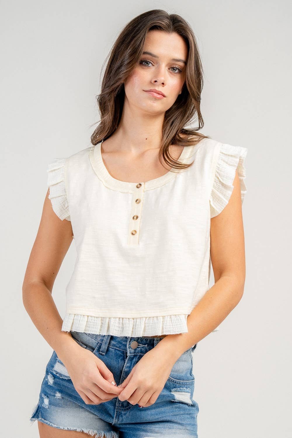 Basic Ruffle Top