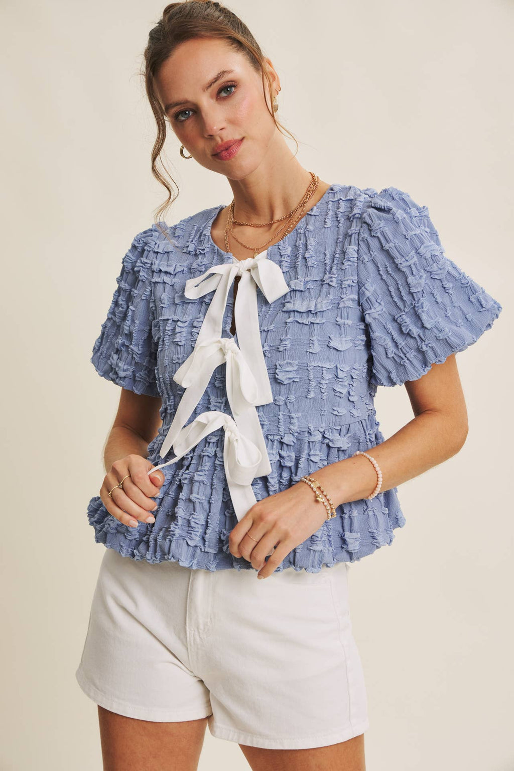 Bubble Babydoll Blouse