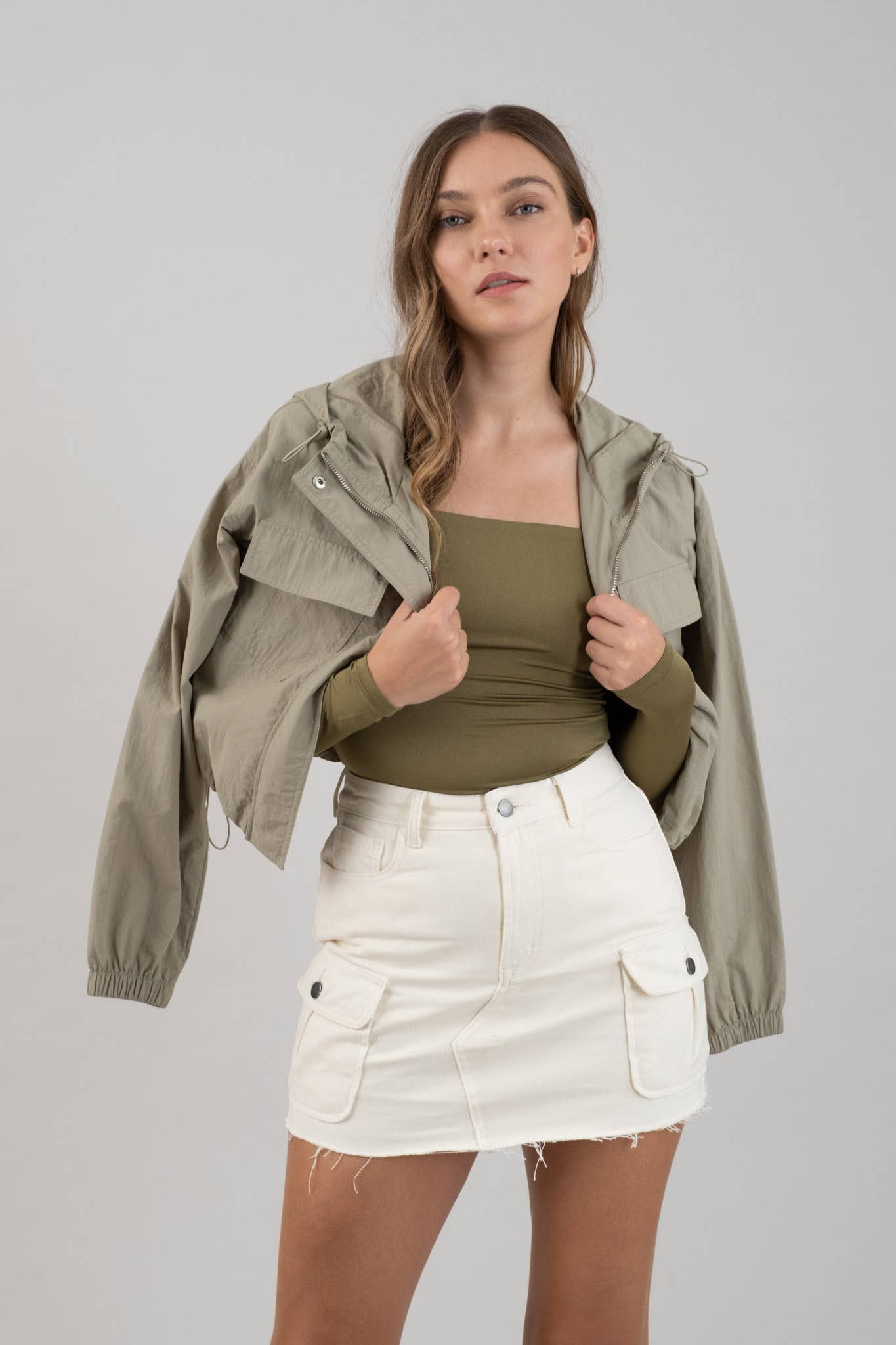 Zip Up Windbreaker