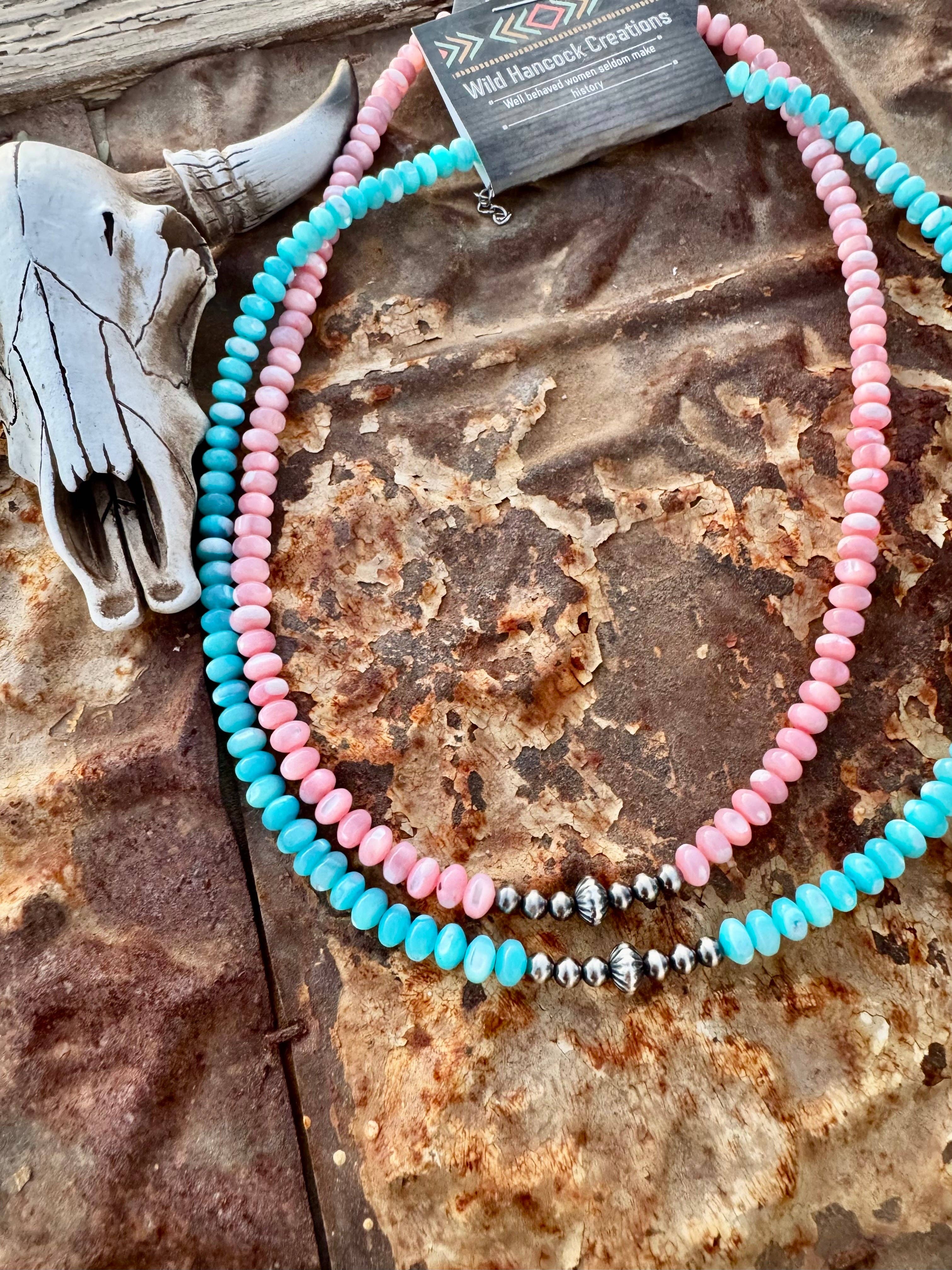 Mother of Pearl Necklace Navajo Pearl