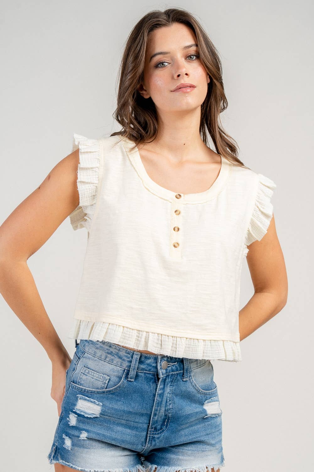 Basic Ruffle Top