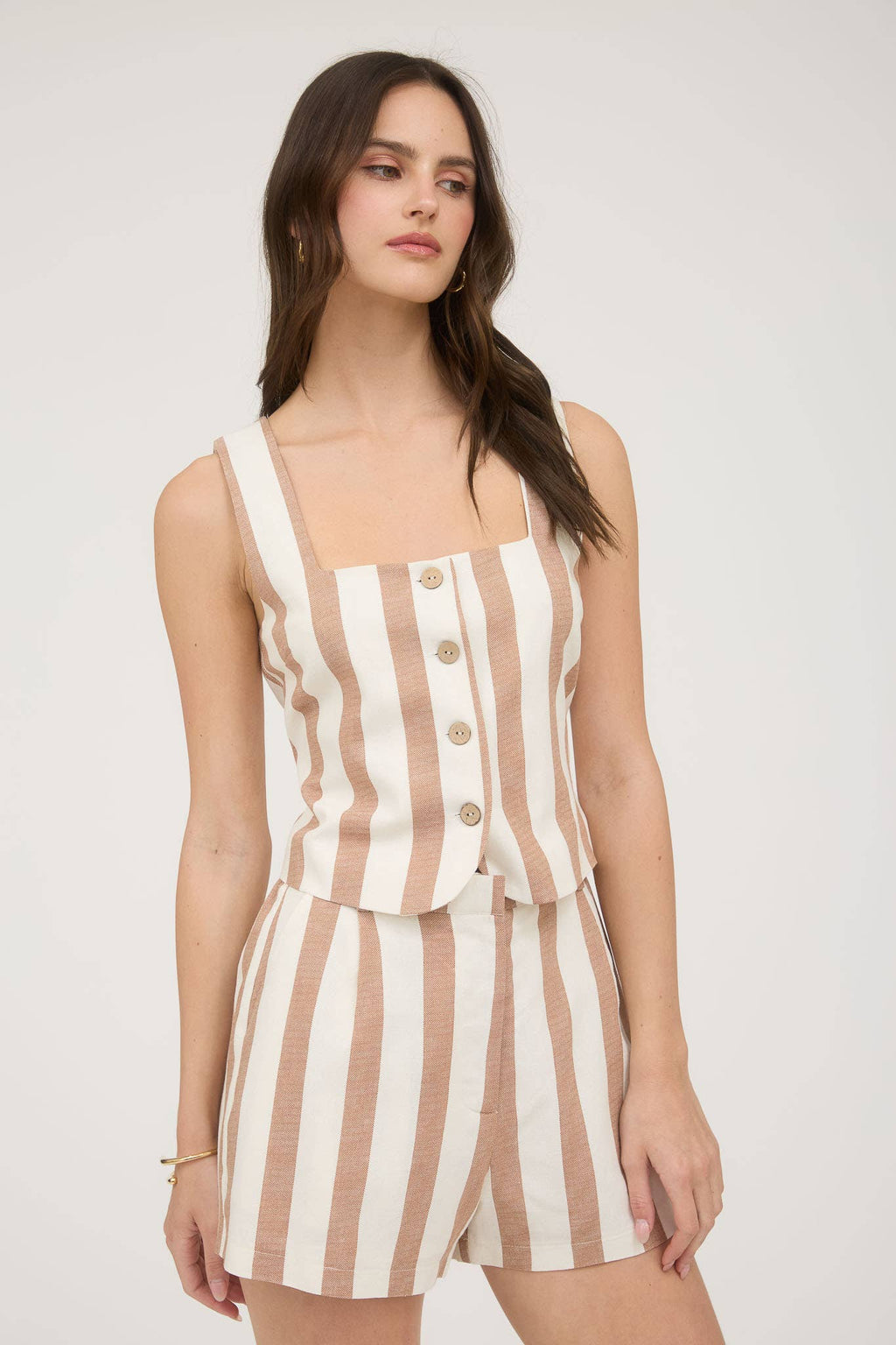 Striped Linen Top