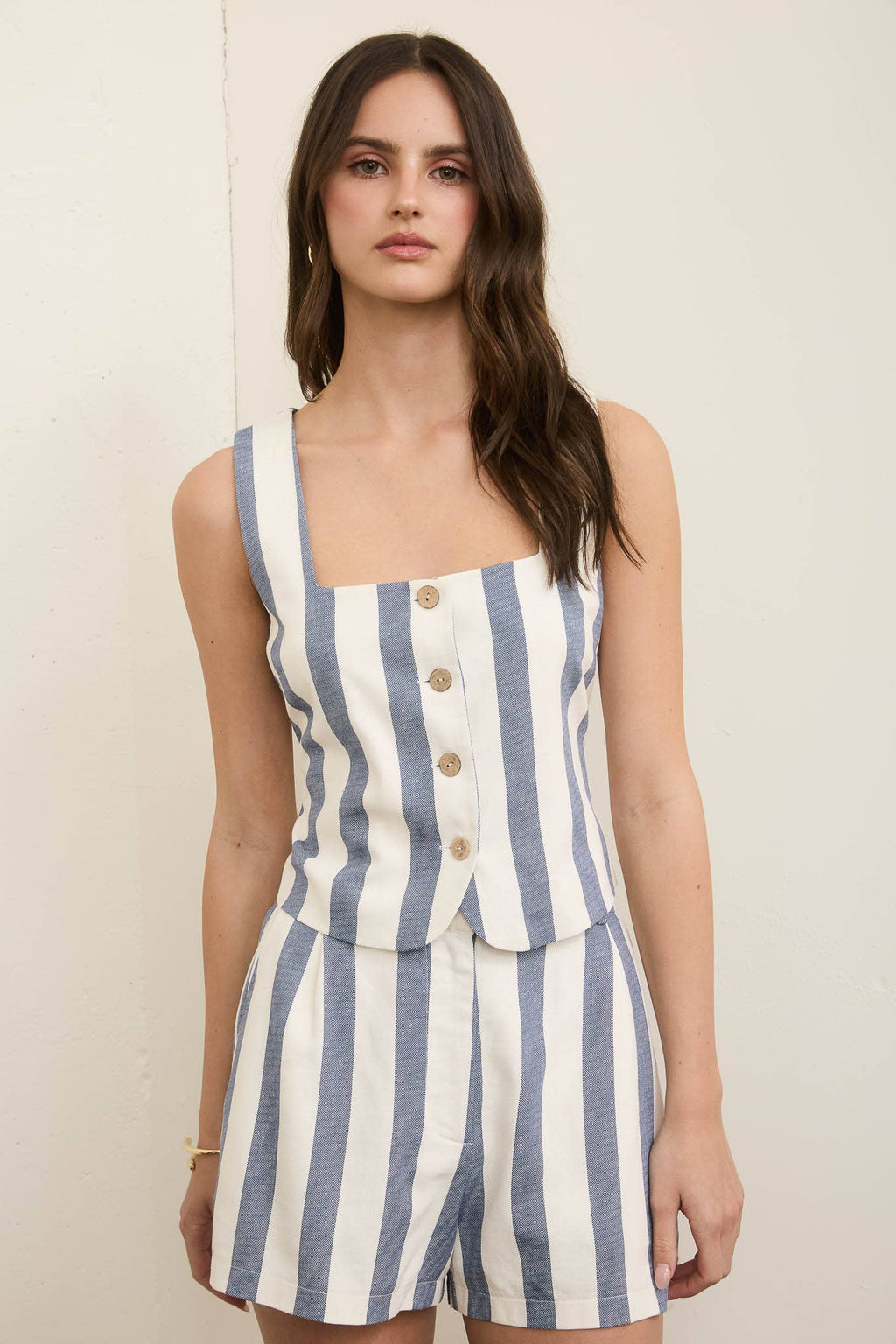 Striped Linen Top