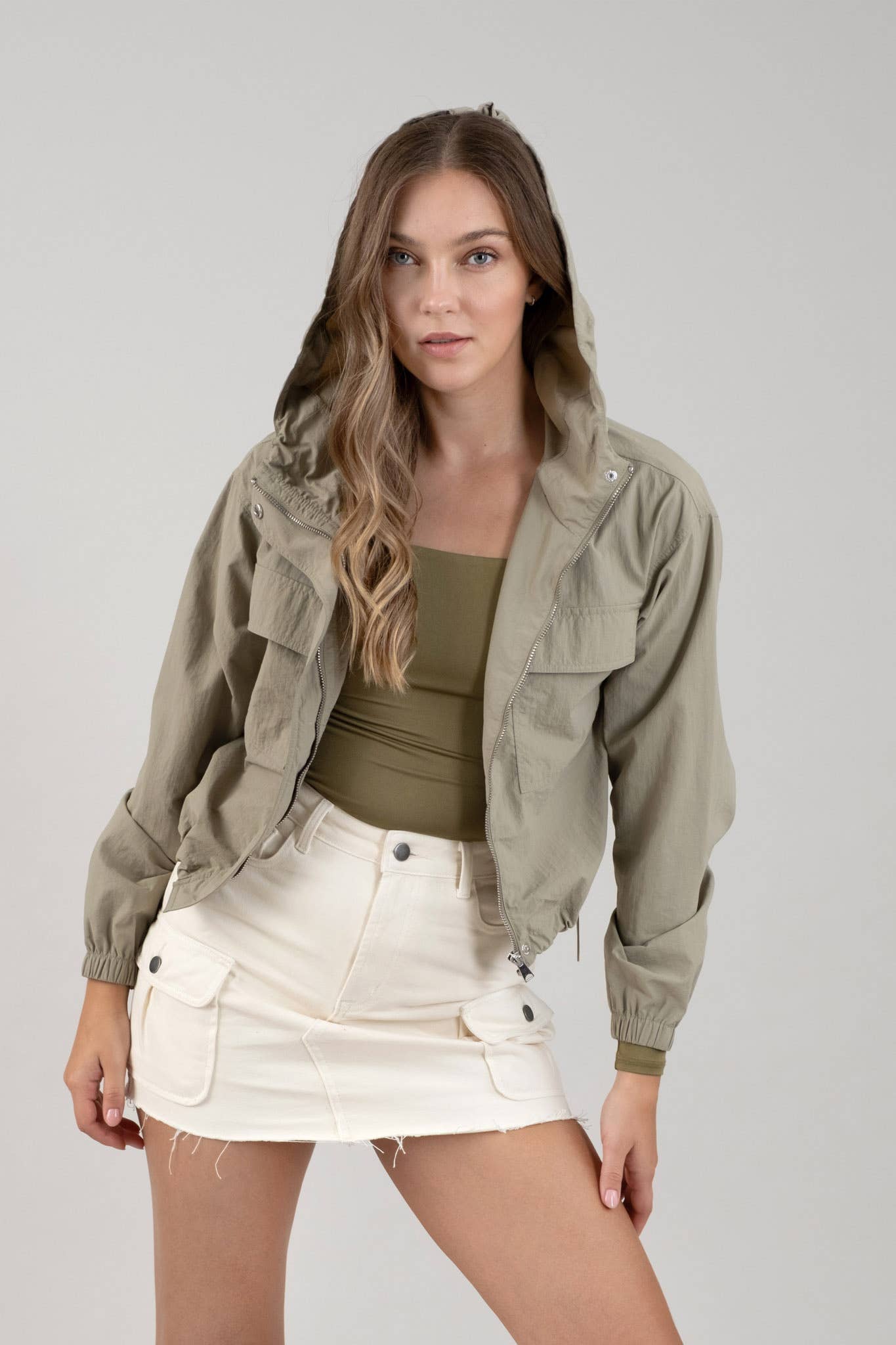 Zip Up Windbreaker