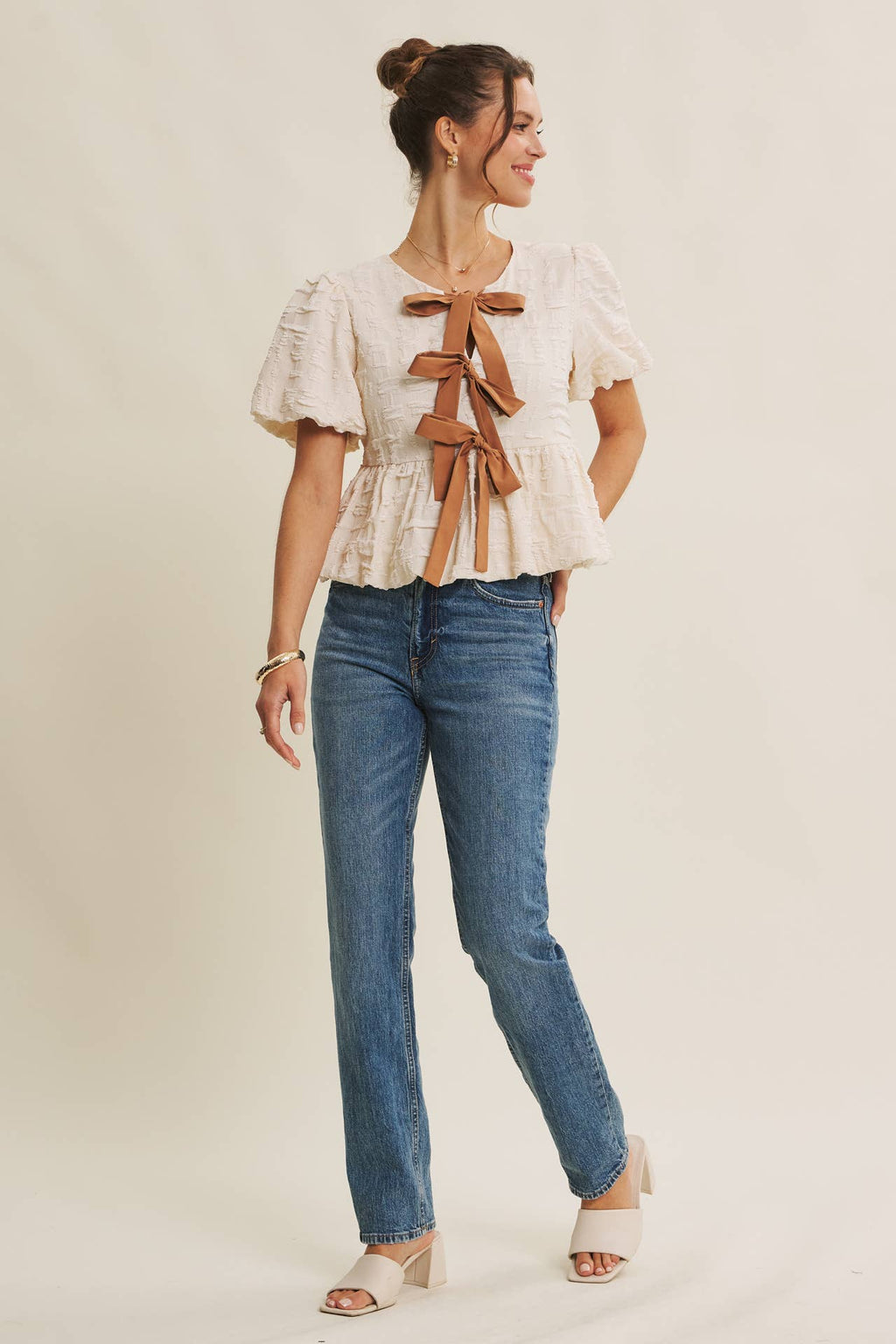 Bubble Babydoll Blouse