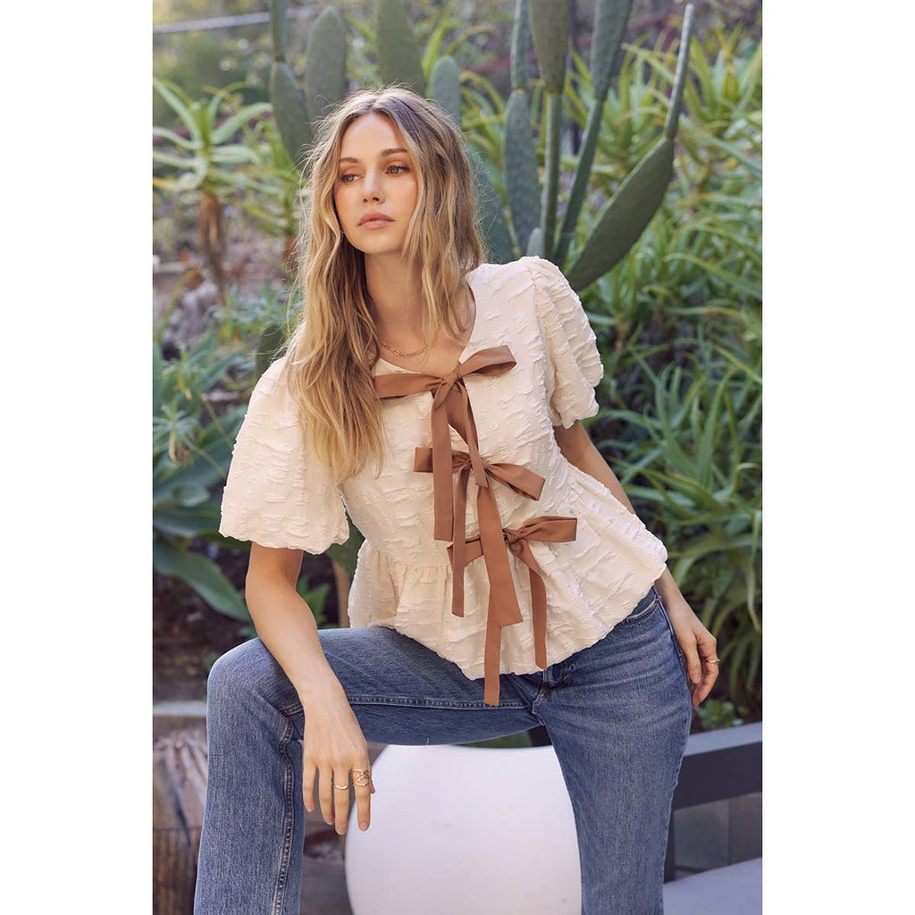 Bubble Babydoll Blouse
