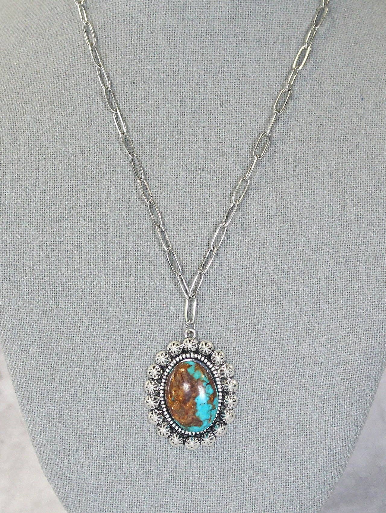 Turquiose and Brown