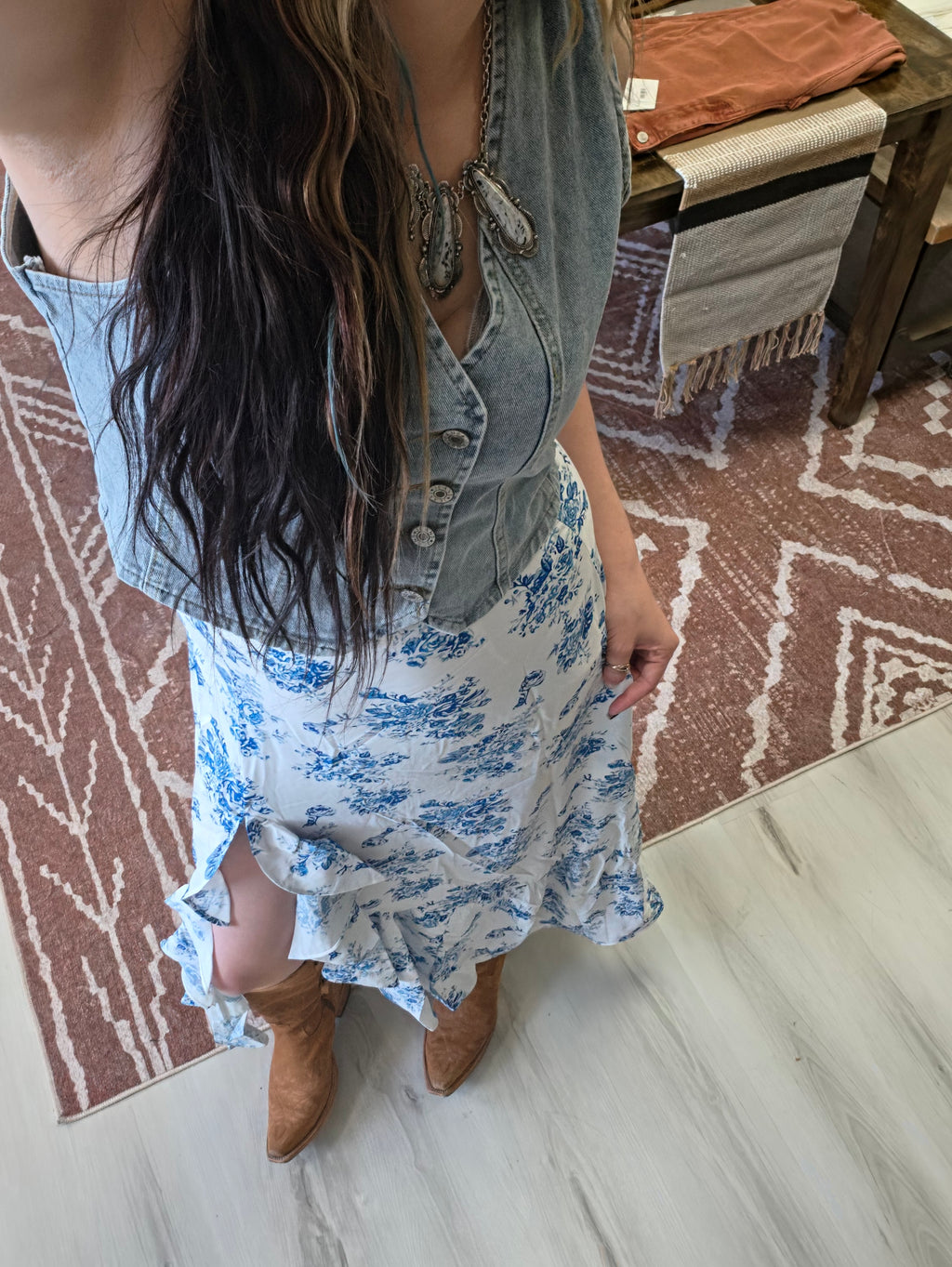 Floral Maxi Skirt