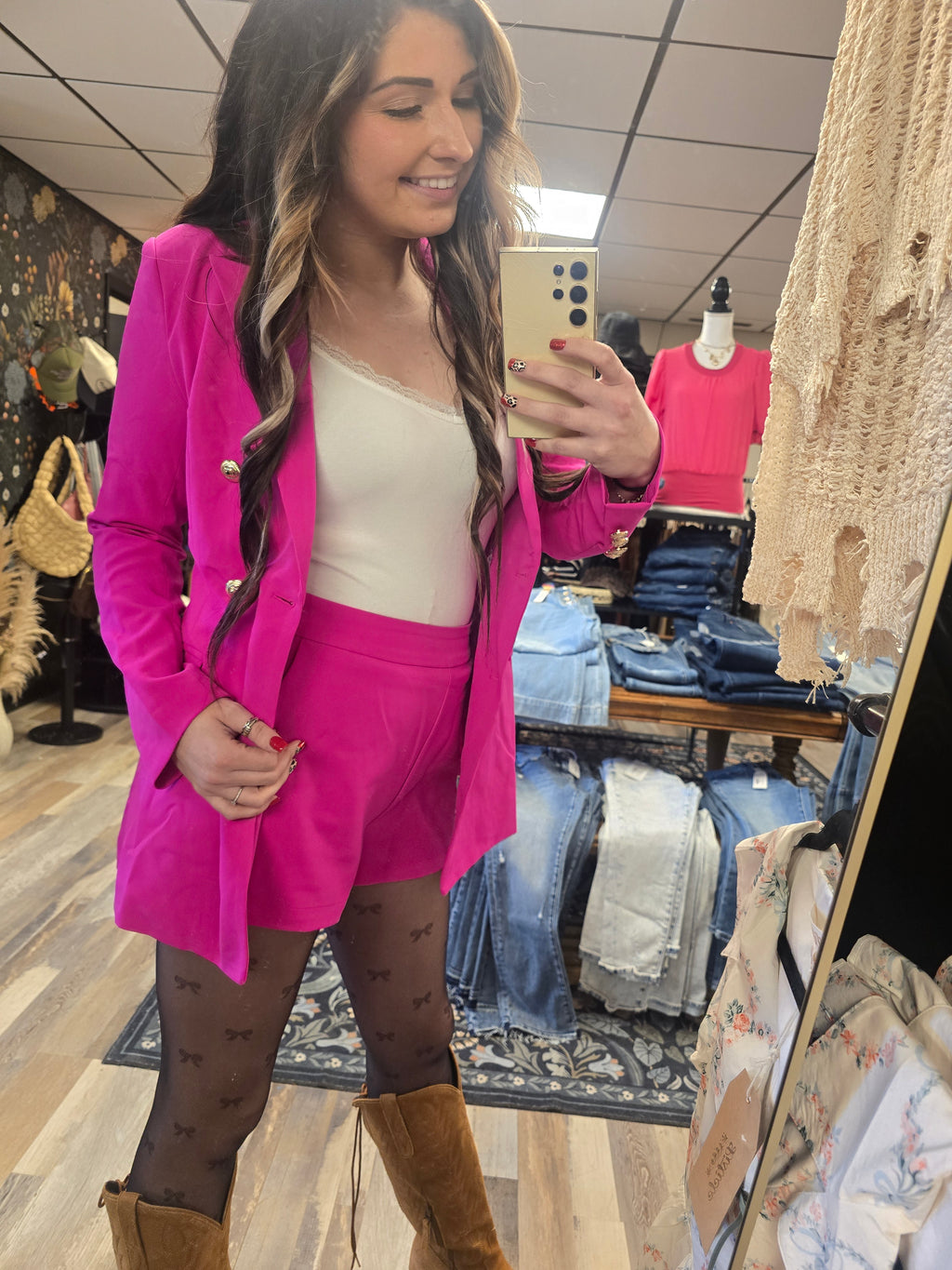Pink Blazer