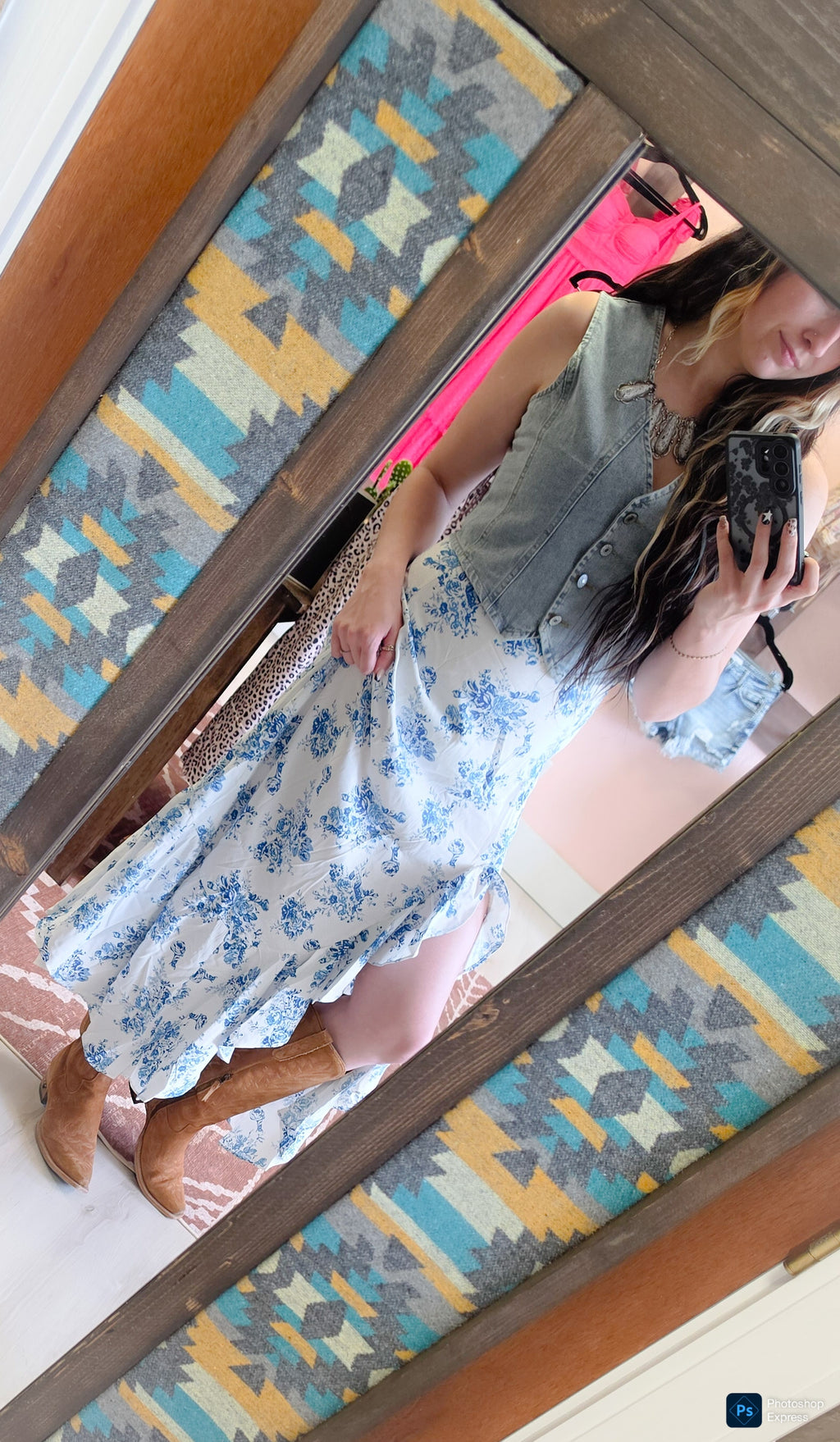 Floral Maxi Skirt