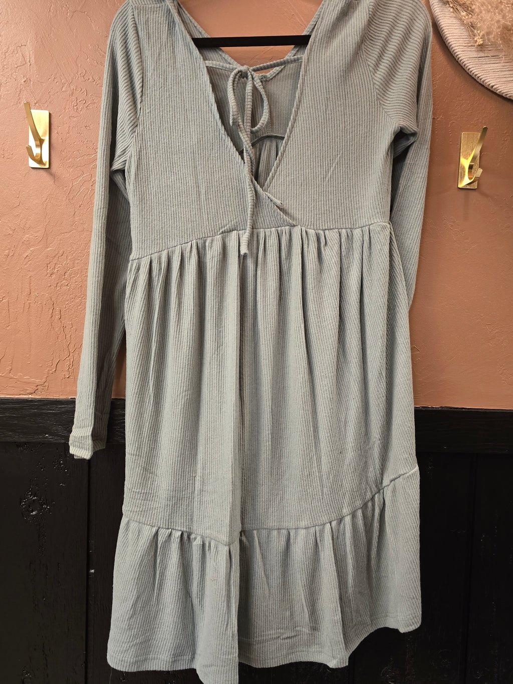 Sage super soft dress