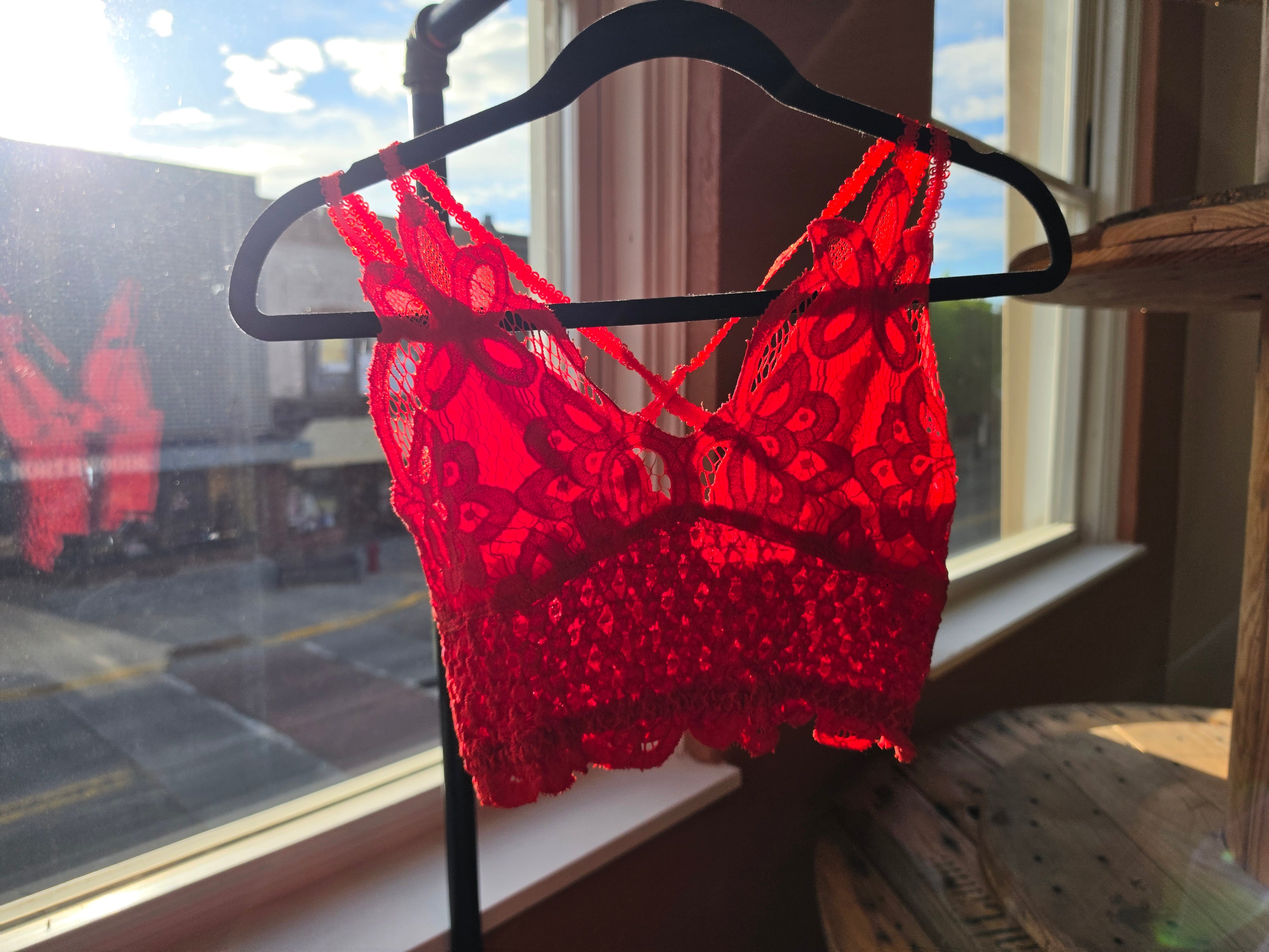 Cherry Red Bralette